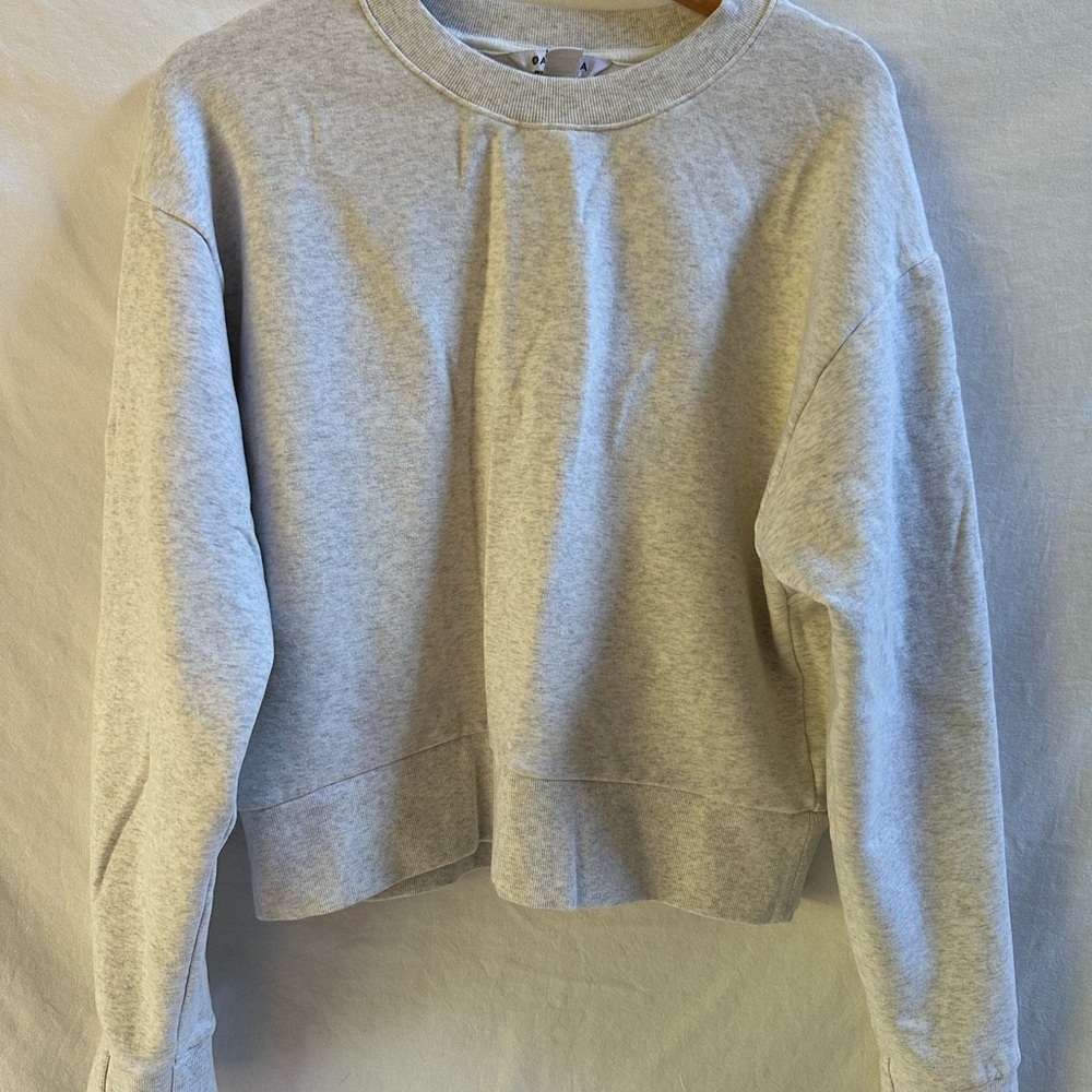 Athleta Forever Fleeced Relaxed Crew Sweatshirt